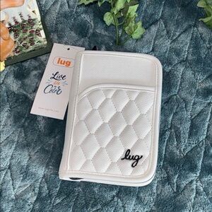 Lug Matte Luxe Passport Travel Wallet - Pilot ~ White